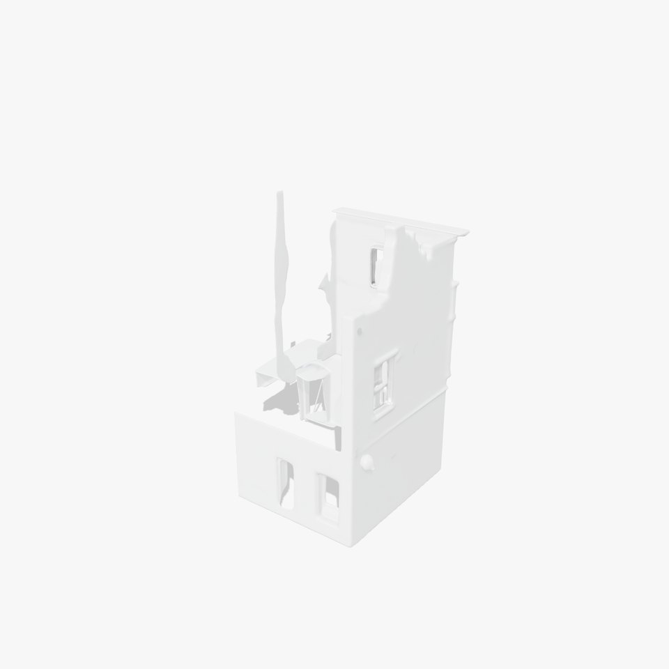 Abandoned Brick Building Model Pack  HighQuality D Environment